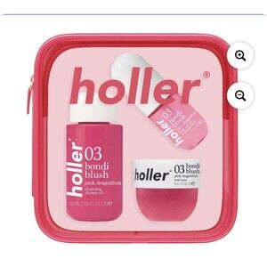 Travel Body Care Kit Holler Scent On Vacation 3 Piece Set, NEW Shower And Body